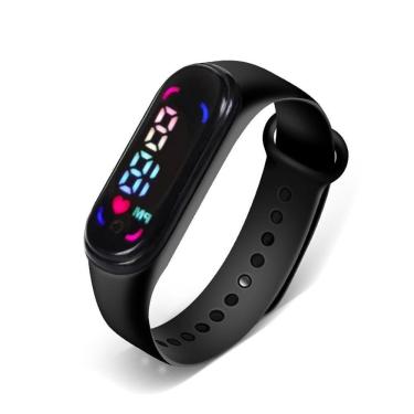 Imagem de Relógio Digital Esporte Bracelete Led Adulto Infantil Barato