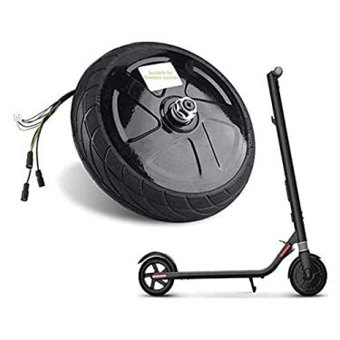 Imagem de Rodas de substituição para scooter, pneus de scooter elétricos, pneus sólidos, 20 cm, dianteiro, traseiro, substituição de pneu sólido para roda de scooter elétrica pneus de carro elétrico (pneu de 20