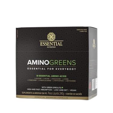 Imagem de Amino Greens Amoniácidos 8g Essential Nutrition 30 Sachês