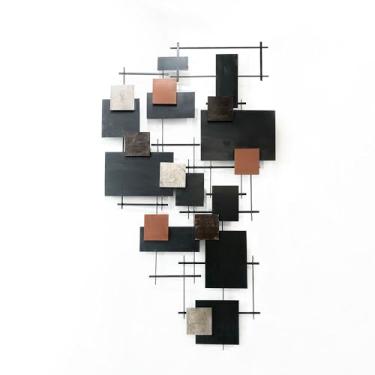 Imagem de Escultura de Parede Quadriculada