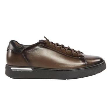 Imagem de Sapatênis Masculino Couro Soft Dark Brown - Cód 86753 - Jota Pê