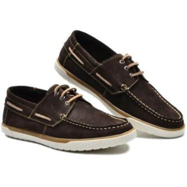Imagem de Mocassim dockside masculino em couro G110 cla marrom-Masculino