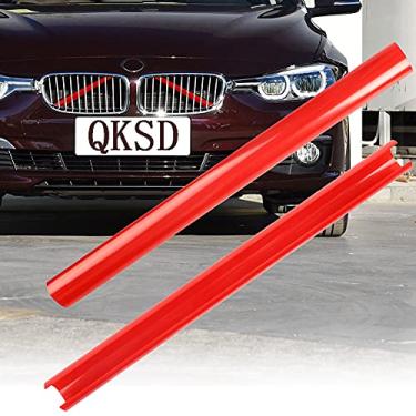 Imagem de QKSD Inserções de grade para BMW F20 F21 F22 F23 listras de grelha para BMW 1 2 3 séries 118i 120i 125i 220i 225i 228i 230i 235i 240i acessórios de grelha BMW 316i 318 320i 325i 328i 328i 30i 33 5i