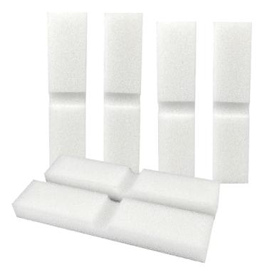 Imagem de Qzbhct 6 almofadas de filtro de espuma para filtro de recipiente Fluval Fx4 FX5 FX6 reposição de esponja de aquário
