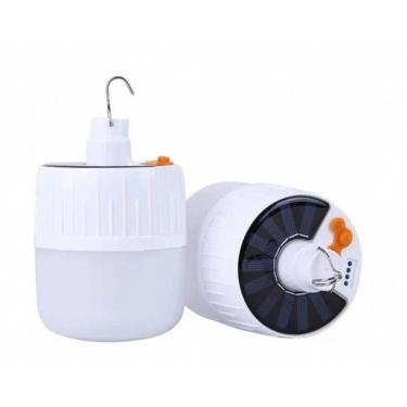 Imagem de Refletor USB de acampamento recarregável com lâmpada LED solar