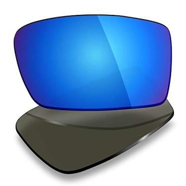 Imagem de Mryok Lentes de reposição para Oakley Gascan OO9014 - Opções, Polarizado - Azul gelo, One Size