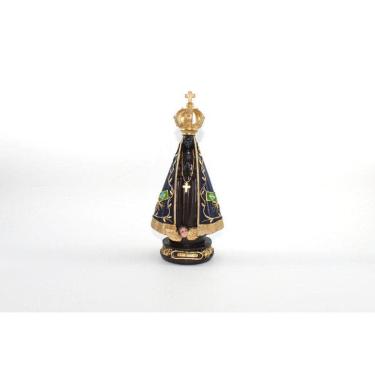 Imagem de Imagem Nossa Senhora Aparecida Coroa Vazada Resina 31 Cm