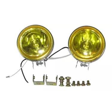 Imagem de Farol Auxiliar Amarelo para Fusca itamar kombi carro classico