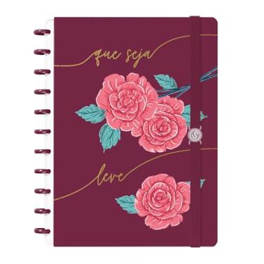 Imagem de Caderno de Disco Inteligente G Opulence Seja Leve Marsala