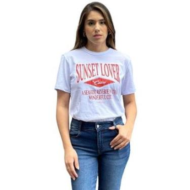 Imagem de Camiseta Feminina Estampada Sunset Lover Colcci-Feminino