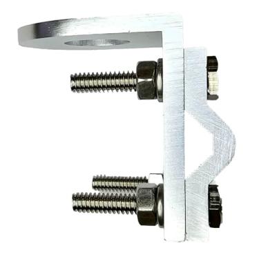 Imagem de Pro Trucker PTRV3X-825 Antena de rádio CB/amador de 3 vias Suporte de espelho de alumínio com orifício de 2 cm, sem pino