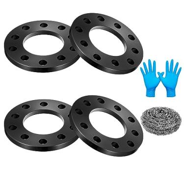 Imagem de BDFHYK Espaçador de roda 5x120 mm 5x114,3 mm padrão de parafuso de roda 12 mm Hubcentric compatível com Dodge Charger Explorer, Wrangler, adaptadores de roda forjada 5 Lug 78,1 mm, conjunto de 4