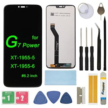 Imagem de UYGHHK Substituição de tela para Motorola G7 Power XT1955-1 XT1955-2 XT1955-4 XT1955-5 XT1955-6 T1955-7 XT1955DL Moto Assembly LCD Display Touch Screen Digitalizador com ferramentas
