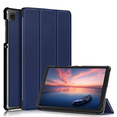 Imagem de Epicgadget Capa para Samsung Galaxy Tab A7 Lite SM-T220/SM-T225 - Capa leve com três dobras para tablet Galaxy Tablet A7 Lite de 8,7 polegadas lançado em 2021 (azul marinho)
