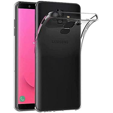 Imagem de Capa para Samsung Galaxy J8 2018 (6,0 polegadas) MaiJin Capa Traseira Transparente de Gel de Borracha TPU Macio