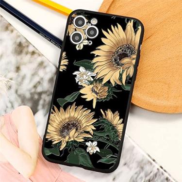 Imagem de Capa de telefone em 3D Rose Flower para iPhone SE2 8 7 6 6S Plus 5 Capa de silicone macio para iPhone 13 11 12 Pro XS MAX XR X capa, 2dajuhua, para iPhone 11Pro Max