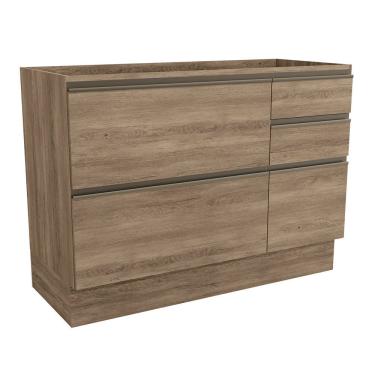 Imagem de Balcão para Pia 120 cm Kappesberg Maxxi1 Porta 4 Gavetas  G746 - Nogal