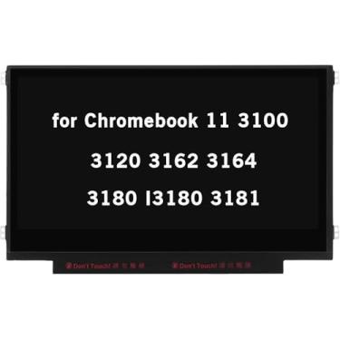 Imagem de HOYRTDE Tela de substituição de tela de 11,6 polegadas B116XTN02.3 para Dell Chromebook 3100 HD 1366x768 30 pinos LED painel de tela LCD