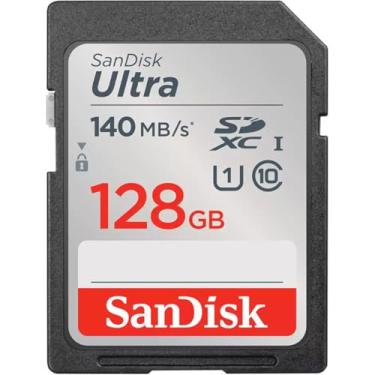 Imagem de SanDisk Cartão de memória Ultra UHS-I SDXC de 128 GB, leitura de 140 MB/s