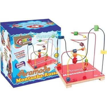Imagem de Aramado Montanha-Russa, 14 peças, +2 anos, A aventura mais radical!