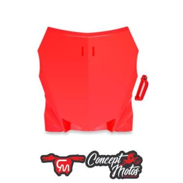 Imagem de Number Plate Crf 230 Biker F1rst Nacional Motocross Trilha, Vermelho