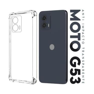 Imagem de Capa Capinha Anti Impacto Transparente Para Moto G53 Xt2335 6.5 - Cell