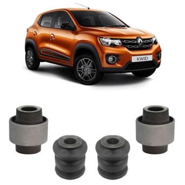 Imagem de Kit 4 Borracha Pequena Grande Balança Kwid 2017 2018 2019 20 - Auto Fl