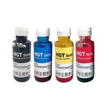 Imagem de Kit Refil de Tinta Compatível Para HP Ink Tank 412 GT51 GT52 e GT53 - 