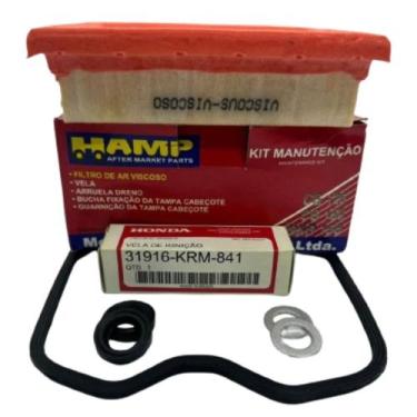 Imagem de Filtro de ar Kit Titan / Fan / Bros / Pop / Biz / XRE190 Ref: H0610-KW