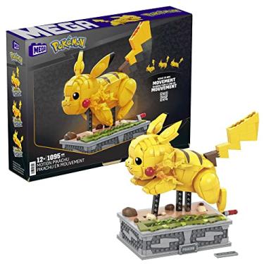 Imagem de Mega Construx Pokémon, Blocos de Montar, Conjunto Pikachu Mecanizado com 1092 peças, A...