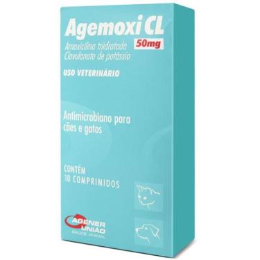Imagem de Agemoxi CL 50mg Caixa com 10 Comprimidos Para Cães e Gatos - Agener Un