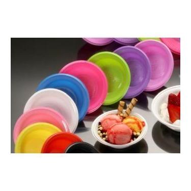 Imagem de Prato fundo descartável 15cm com 10 unidades trik trik, Amarelo