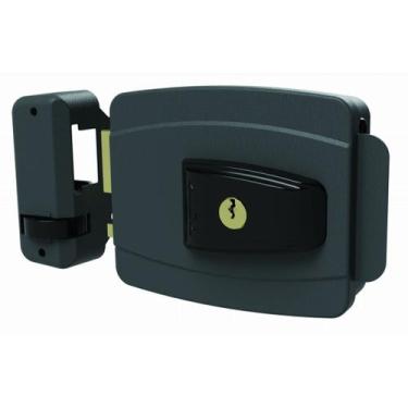 Imagem de Fechadura Elétrica Agl Reversível Abre Para Dentro E Fora Cinza Al100R