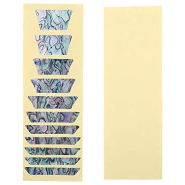 Imagem de Bnineteenteam 0,04 mm adesivos de inserção de guitarra decoração, marcadores de painel de guitarra para painel de guitarra elétrico