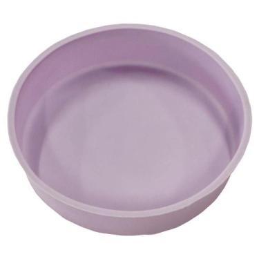 Imagem de Forma para Bolo Redonda em Silicone Lilás - Quanhe