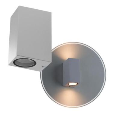 Imagem de Arandela Dots Square Branca P/ 2 LED MR16 Bella Iluminação ST2816, Lum