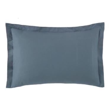 Imagem de Fronha Altenburg Toque Acetinado 3 Abas 50x70 cm Azul 10100