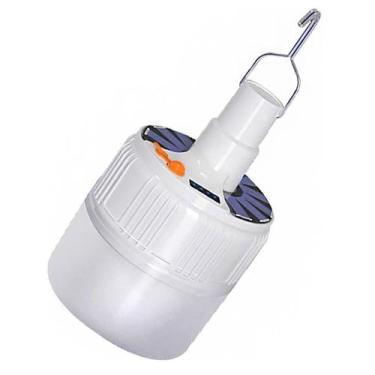 Imagem de Lâmpada Lanterna Lampião Solar Bateria Recarregável Camping portatil V