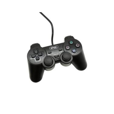 Imagem de Controle Com Fio 4X1 Pc Ps1 Ps2 Ps3 Knup Kp-5422