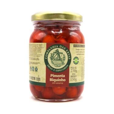 Imagem de Pimenta Biquinho em Conserva Companhia das Ervas 230g