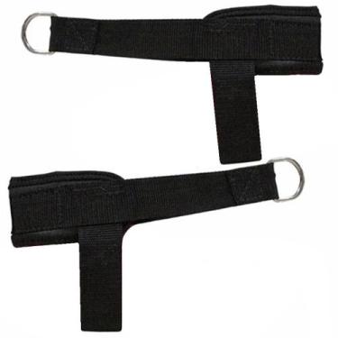 Imagem de Alça Polia Cross Over Tornozeleira Cinta Gluteo Puxador Par - Famafit,