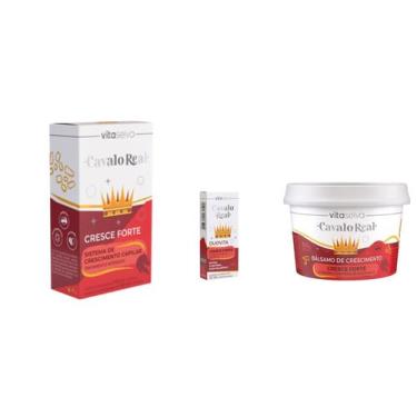 Imagem de Vita Seiva Cavalo Real Cresce Forte 03 Produtos (Kit Cresce/Duovin A/B