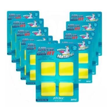 Imagem de Kit 10 Gel Clarificante Piscina Super Ultragel 100g Atcllor - Geral
