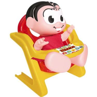 Imagem de Boneca Turma Da Monica Com Cadeirao De Alimentaçao Para Bebe - Samba T
