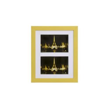 Imagem de Porta Retrato, Painel, Multifotos Pop 2 Fotos 10X15 Amarelo - Minha Mo