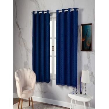 Imagem de Cortina Blackout Pvc Colorido Voil Xadrez 2,80x1,60 Metros - BEAUTY CA