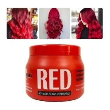 Imagem de Máscara Matizadora Capilar Mairibel 500g Tonalizante Sem Amonia,  Red 