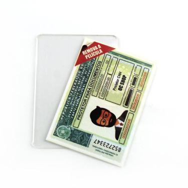 Imagem de Capa Porta Acrílico Plástico Cnh Carteira Habilitação 100 Un - Oc Shop