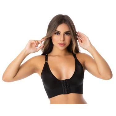 Imagem de Kit com 3 SUTIÃS  SEM BOJO PÓS CIRÚRGICO  DE CETINETE SOFT - D'julia, 