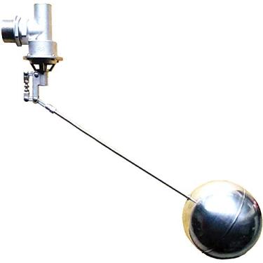 Imagem de Vedação Viton, válvula de esfera flutuante balanceada de aço inoxidável 304, montagem em tanque, 100 Psi (1-1/5.1 cm)..